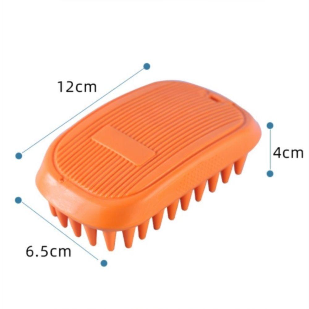 Soft Pet Bath Brush Flexible Design Pet Hair Care Comb Grooming Brush for Dogs and Cats