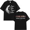 Футболки Shakira Las Mujeres Ya No Lloran World Tour Мужская Хип-хоп Футболка Высококачественный Хлопок Оверсайз Футболка Уличная Одежда Подарок для Фанатов
