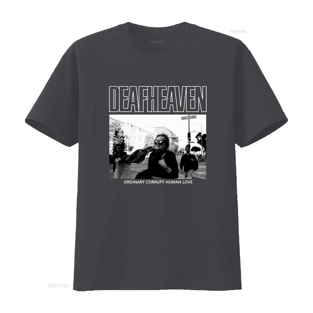 Новая горячая черная футболка группы Deafheaven для фанатов Размеры от S до 4XL Обычный Испорченный Человек Любовь Принт Модная уличная одежда винтаж