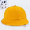 Children's Small Yellow Hat Print Kindergarten Dome Basin Hat Student Sun Hat Cute Ball Hat Sun Protection Bucket Hat