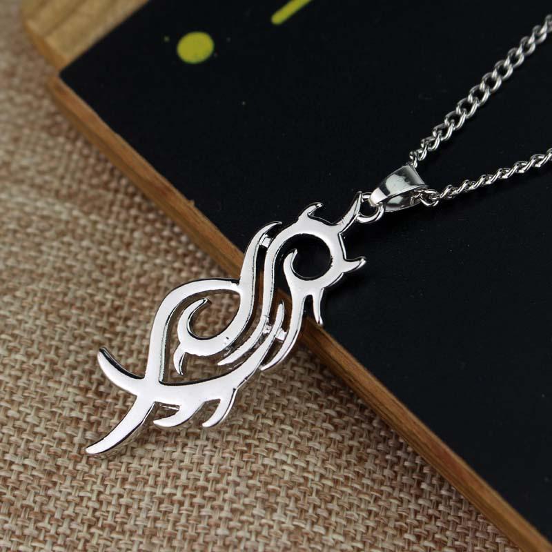 День святого Валентина Знаменитый стиль Подвеска-ожерелье с логотипом Slipknot