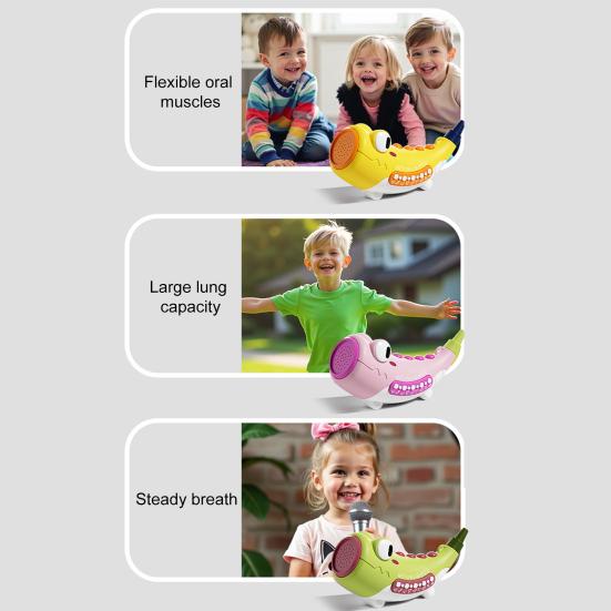 Детская игрушка-манипулятор для животных с 30 реалистичными звуками, ферма, лес, два режима, обучающая труба для малышей, мальчиков и девочек, упражнение на объем легких, рог динозавра