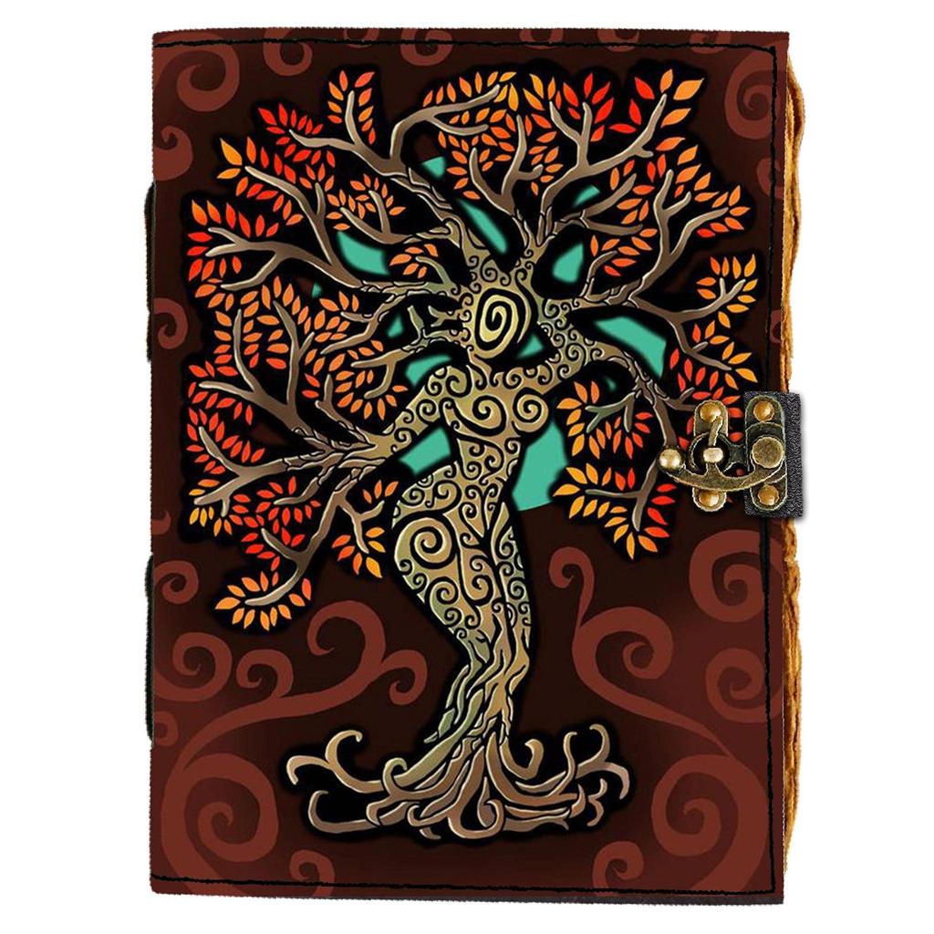 Combo Leather Diary Leather Mother Earth Printed Diary    Leather Jesus Above Earth Portrait Diary