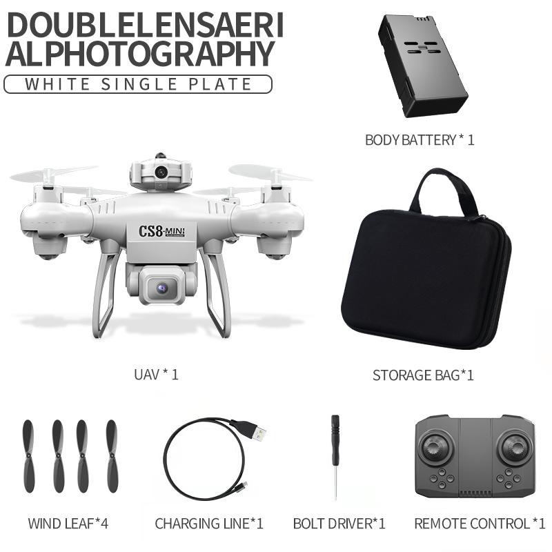 Rc Mini Drone 4K Dron Quadcopter Cs8Mini Obstacle Avoidance Uav Aerial 4 Axis Aircraft Remote Control Aircraft Toys For Boy Gift