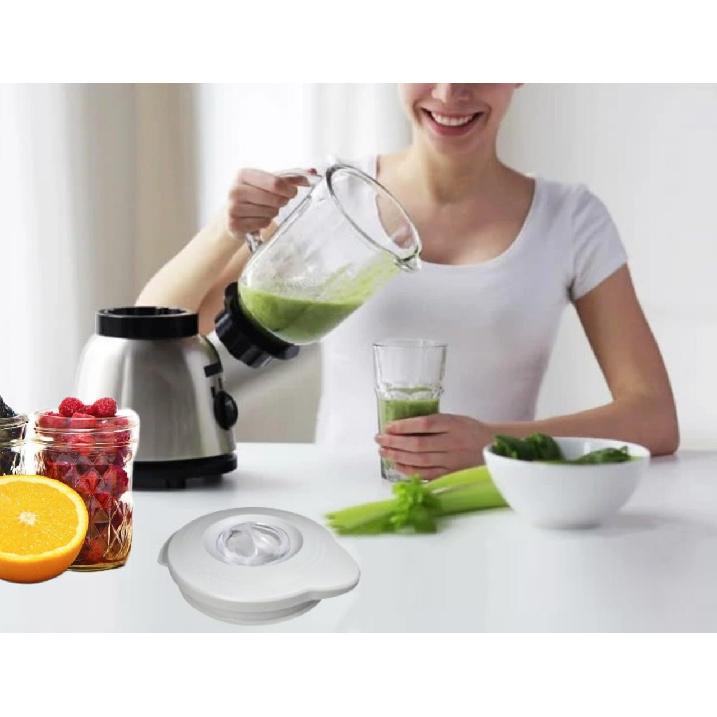 Круглый стакан блендера 6 чашек Стеклянный стакан крышка BLST-W00 подходит для Osters - Замена BLSTAL-W00,