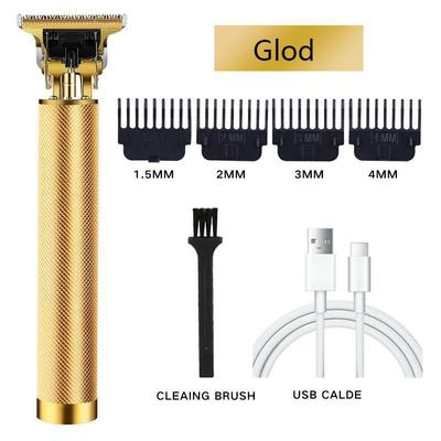 Машинка для стрижки волос USB электрическая беспроводная машинка для стрижки волос Парикмахерская перезаряжаемая водонепроницаемый профессиональный электрический триммер для волос бритва триммер