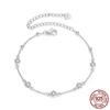 New Simple Classic Gypsophila Moissanite Bracelet Light Luxury Fashion S925 Sterling Silver Romantic Bracelet