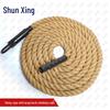 Shunxing Jute Climbing and Battle Rope with Heavy-Duty Hooks