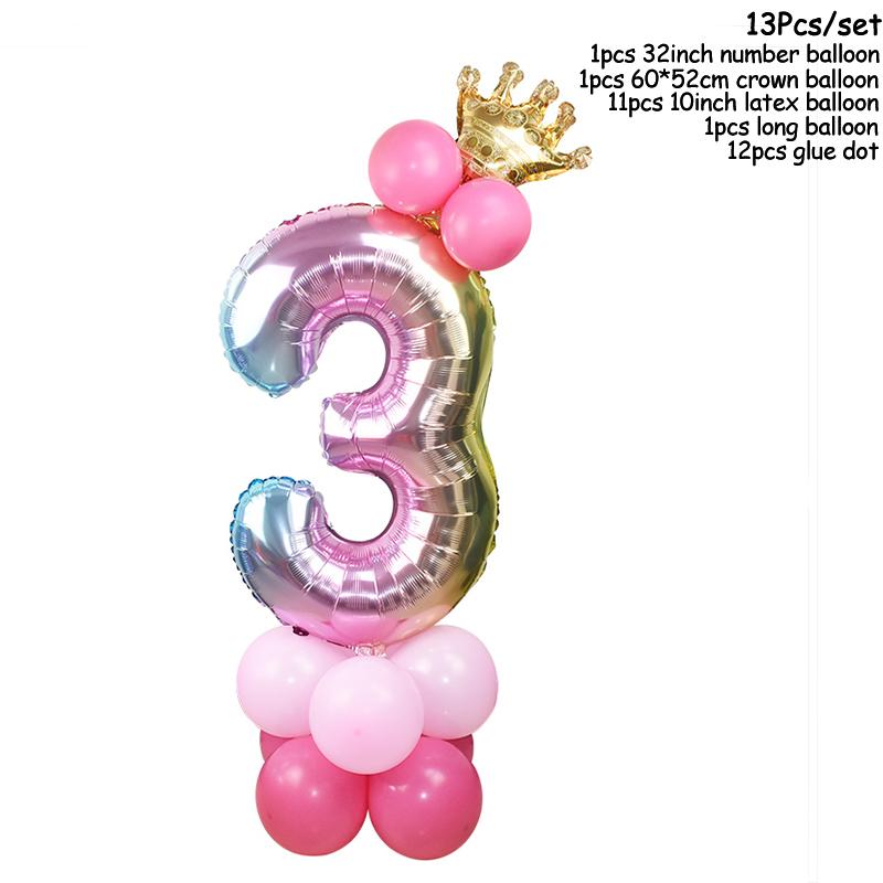 Набор одноразовой посуды для вечеринки в стиле единорога, бумажная тарелка, стакан, салфетка, единорог, воздушные шары, товары для украшения дня рождения для детей и девочек