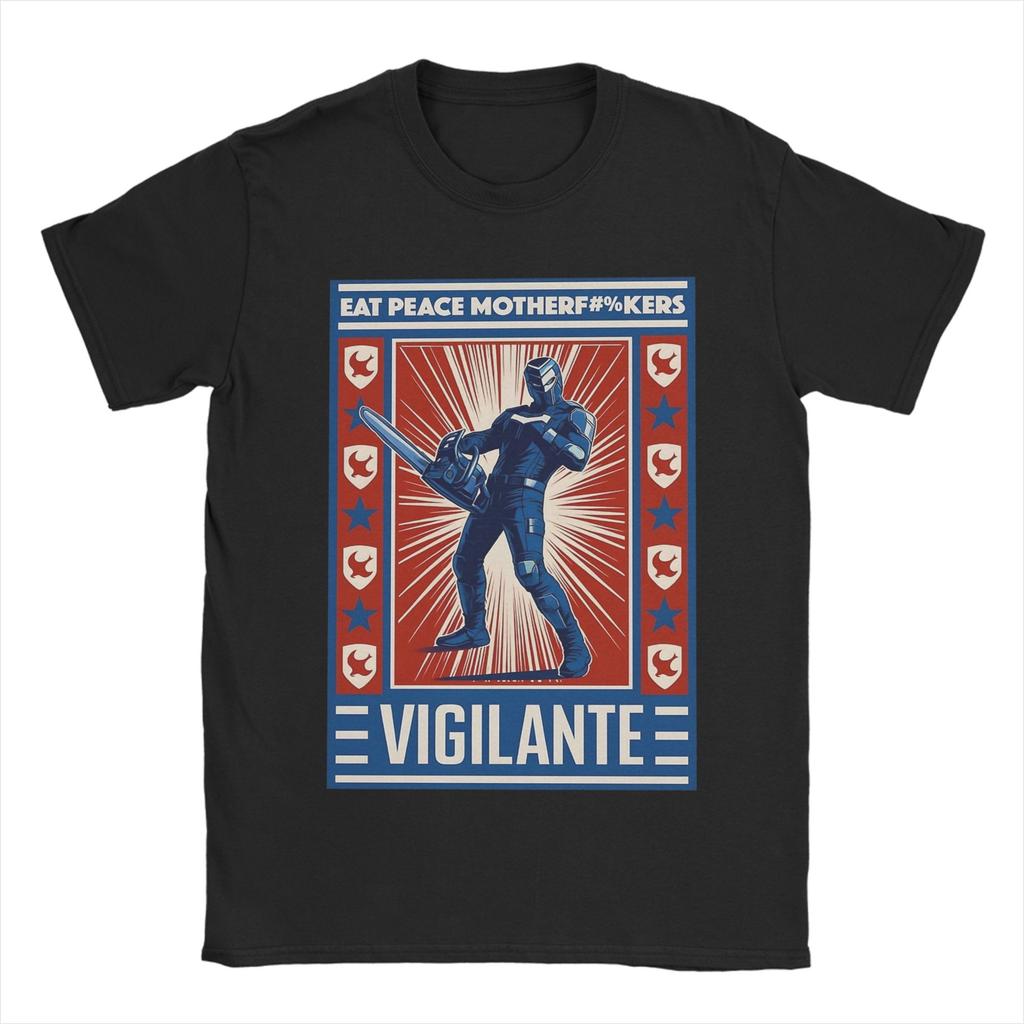 Vigilante Peacemaker Quotes Tee Shirt for Men Women Printed T Shirts Cotton Clothing