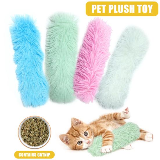3 шт., игрушка с кошачьей мятой, жевательная игрушка, устойчивая к укусам, плюшевая интерактивная прочная долговечная игрушка для кошек, товары для домашних животных