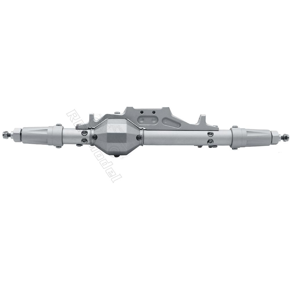 CNC Diamond-Shaped Aluminum Complete Front & Rear Axle for 1/10 RC Crawler Rock Racer Axial Wraith 90018 RR10 Capra 1.9 UTB