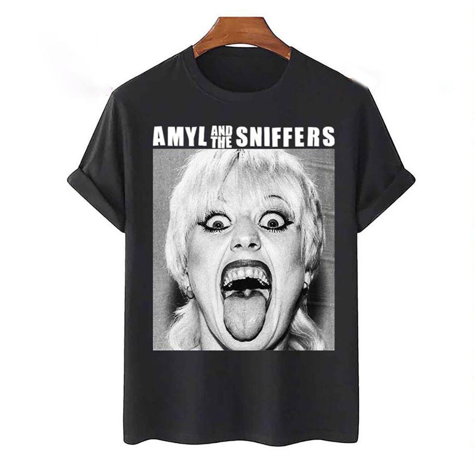 Amyl And The Sniffers No More Tears Унисекс Футболка Хлопок Полный Размер Унисекс Футболка