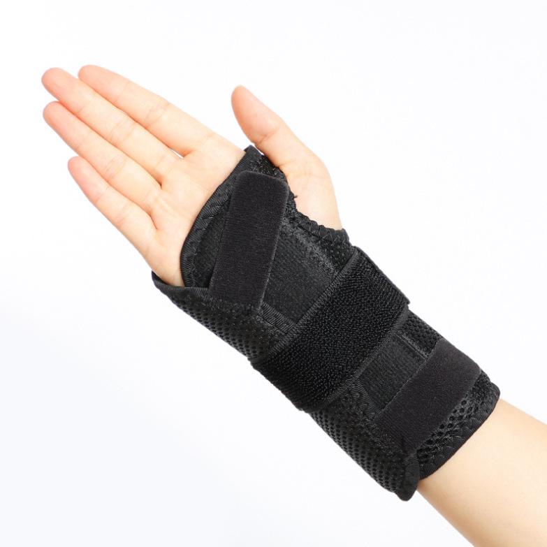Дышащий трансграничный бандаж на запястье на липучке со стальной пластиной для поддержки сустава и защиты от скручивания