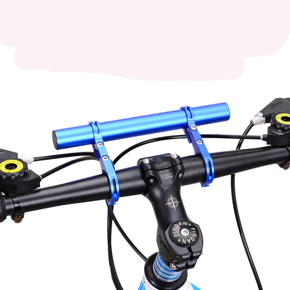 Road Cycling Bike Double Handlebar Extension Mount Aluminum Extender Holder Set
