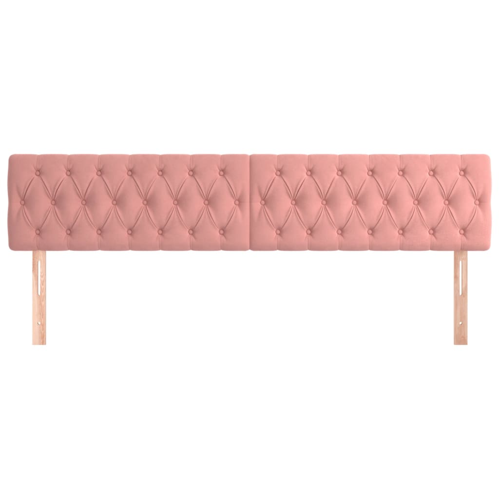 Headboards Pink 180 x 7 x 78 88 cm Velvet