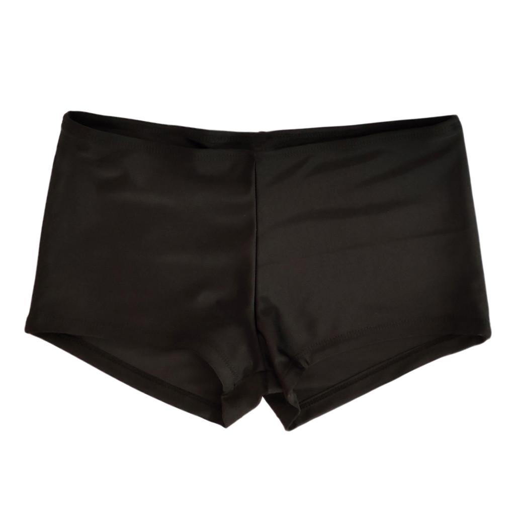 Women Swimsuit Shorts Solid Black Blue Fashion Swim Bikini Bottom High Waist Tankini Bathing Shorts Beach Swimwear