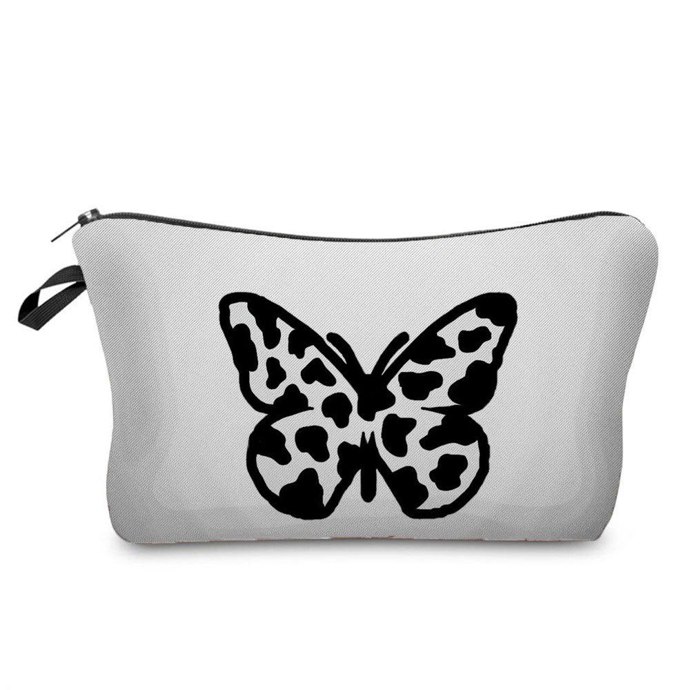 Women Flower Print Cosmetic Bag Toiletries Organize Travel Storage Case 6669