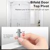 Bifold Door Hardware Simple Installation Door Hinge Accessories Bi-fold Closet Door Hardware Repair Tool Kit