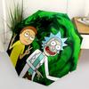 1pc Rick "Morty" Windproof Automatic Windproof Umbrella, Lightweight for Women/Men, Perfect Christmas Gift