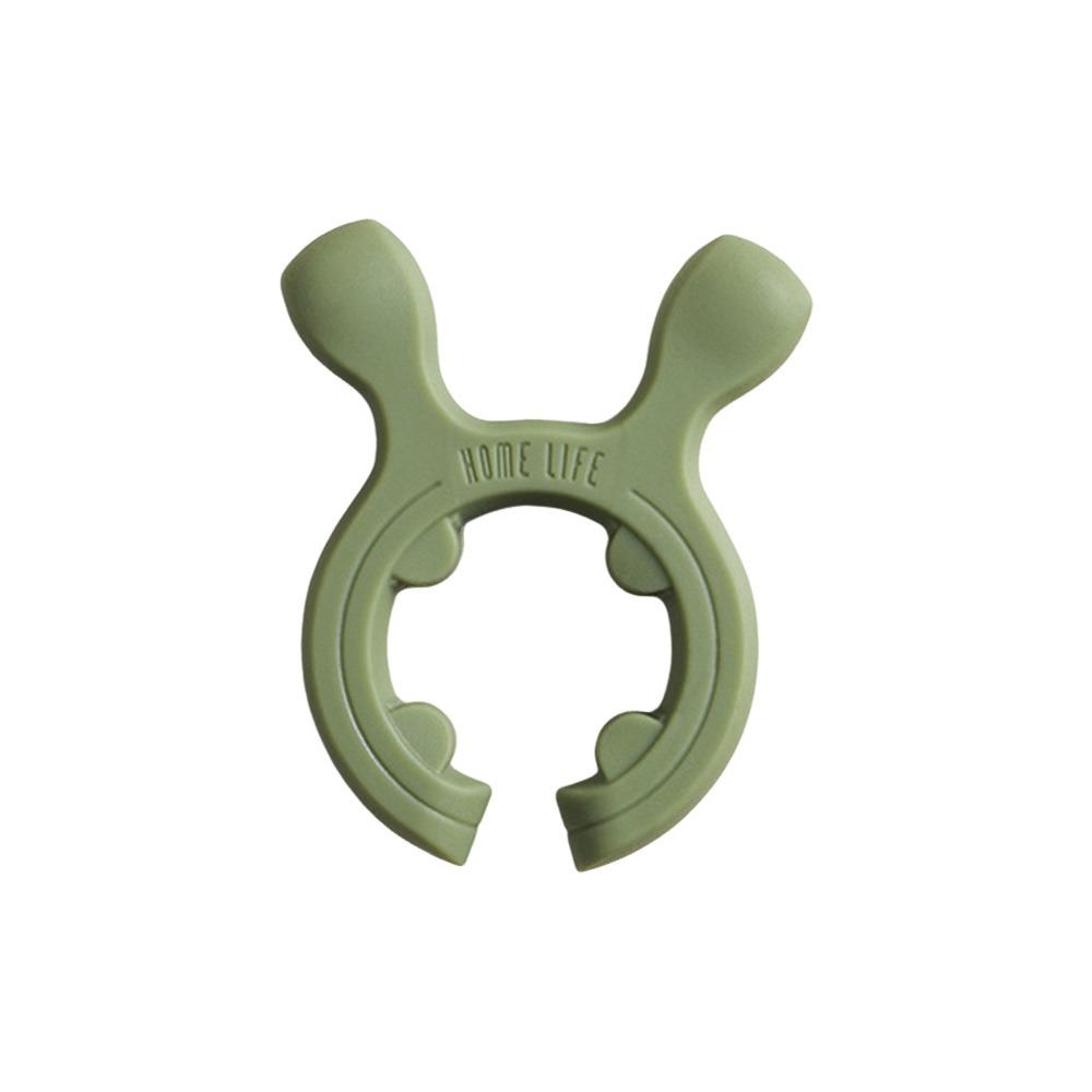 High Temperature Resistance Silicone Spatula Rack Anti Overflow Pot Clip for Kitchen Gadget