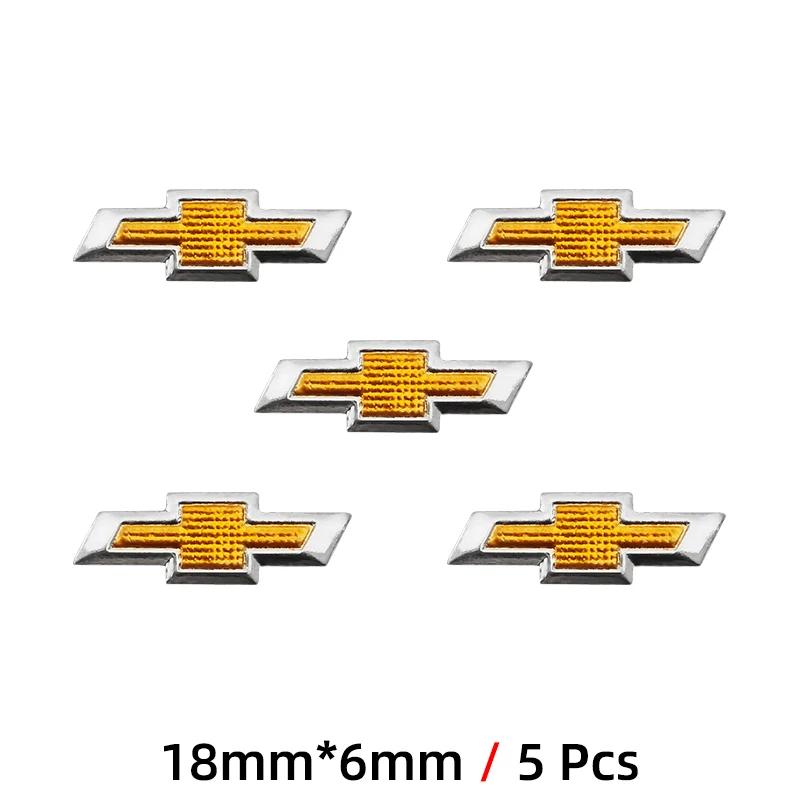 18 мм 22 мм Алюминиевая наклейка-эмблема на брелок автомобиля Автоаксессуары Для Chevrolet Colorado Cruze Spark Captiva Malibu Aveo