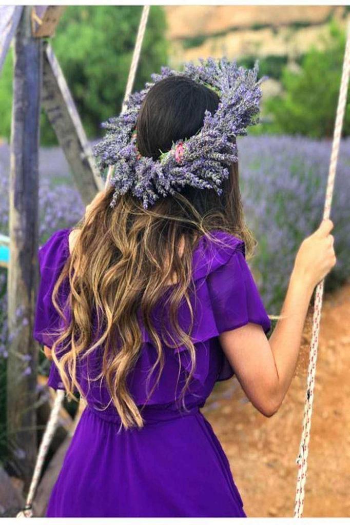 Женское платье большого размера из шифона с воротником Carmen