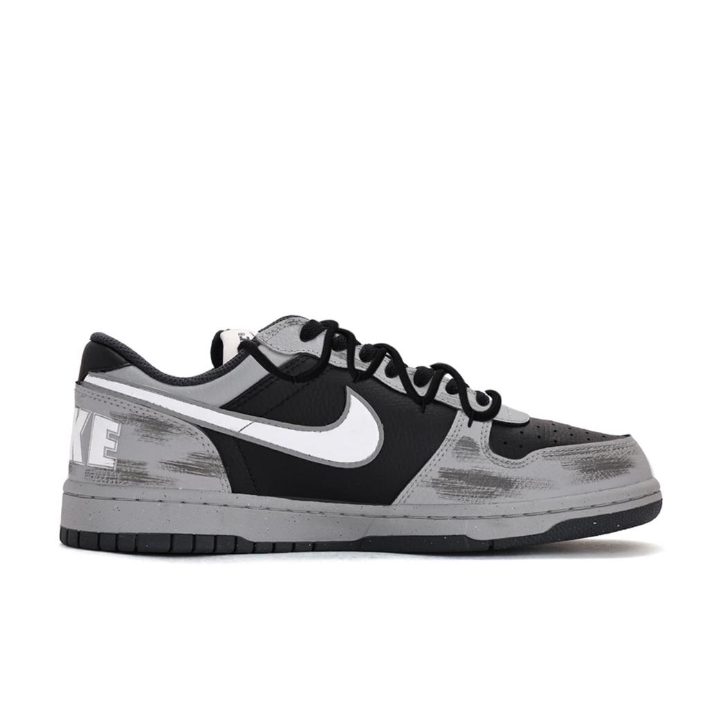 Nike Dunk Coverage Abrasion Resistant Slip Resistant Low top Skateboard Shoes Unisex Gray 355152-017(Team59-SBOX)