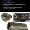 Heat Shield Sleeve Fuel Line Heat Shield Cover Heat-Resistant Simple Installation Auto Hose Spark Wire Cover Protector