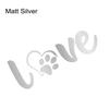 Vinyl Sticker for Car Truck Off-road SUV Van Window Bumper Auto Creative Paw Love Dog Footprint Graphic Decor Decals Accessories