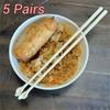 5 Pair Plastic Helping Hands Chopstick Non-slip Head Kids Training Chopsticks Dinner