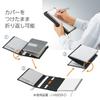 KOKUYO Note Cover Notebook Systemic Ring Note Compatible A5 Leather Style Black 50 Sheets No-V685B-D