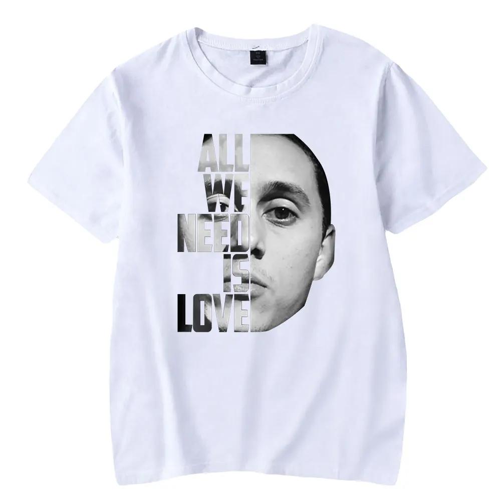 Футболка Canserbero, модная футболка унисекс с коротким рукавом, повседневная мужская и женская, пуловер, уличная одежда, летние топы с круглым вырезом, одежда