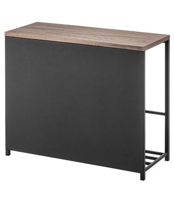 Yamazaki 5671 скамейка у входа с местом для хранения, цвет черный, приблизительный. W60XD25XH45cm Tower Входная стойка для хранения