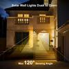 Outdoor Solar Tungsten Light with Motion Sensor Wall Lamp 3 Modes Smart Light Control Solar Lights for Patio Garden Porch Decor