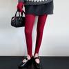 Британские академические колготки в вертикальную полоску женские осенние винтажные вязаные тонкие колготки без носка Y2K уличная одежда леггинсы