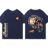 Футболка для мотоциклистов Indian Motorcycle Heavy Locomotive Cruise Bike Riding Suit Club Print Summer Cotton Casual Motorcycle Men's and Women's