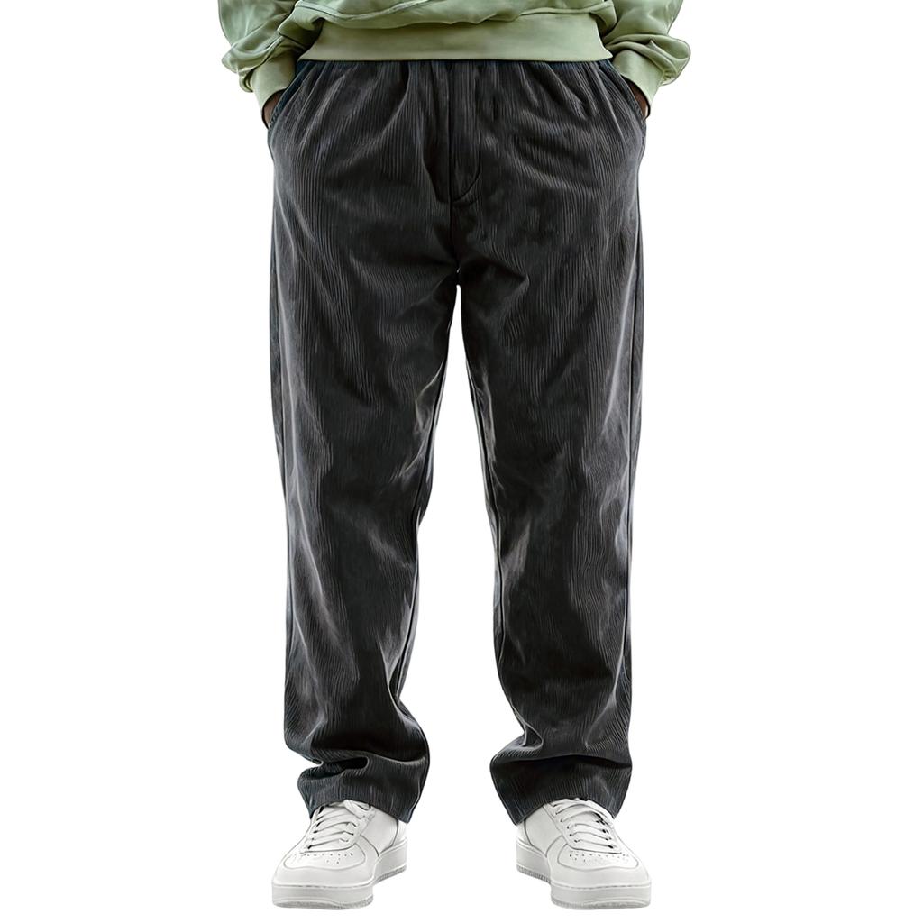 Мужская Мода Досуг Средняя Посадка Длинный Стиль Повседневные Брюки