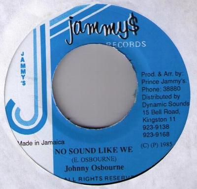 7-дюймовая пластинка ДЖОННИ ОСБОРН - Нет звука, как у нас НИКАКОГО Jammy's Records Ямайка Регги, Ска и Даб Б/У