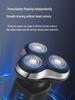 Cross-Border Men's Smart Electric Shaver: Floating Three-Blade Head, USB Rechargeable, Fully Washable.