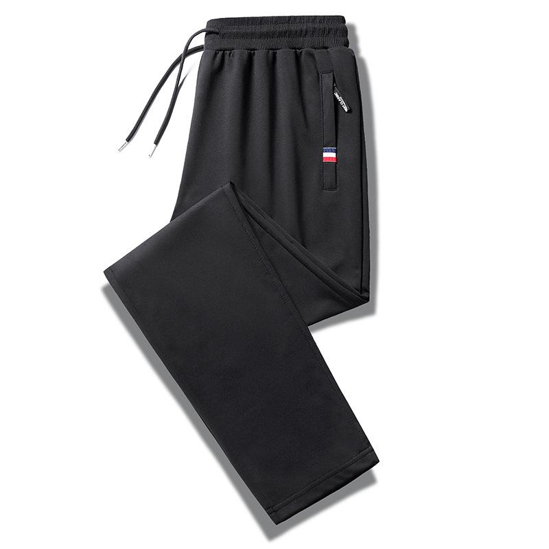 Весенние и осенние мужские спортивные брюки, больших размеров, свободные прямые брюки, повседневные длинные брюки, брюки для бега, бинтования стоп и гигиенические брюки