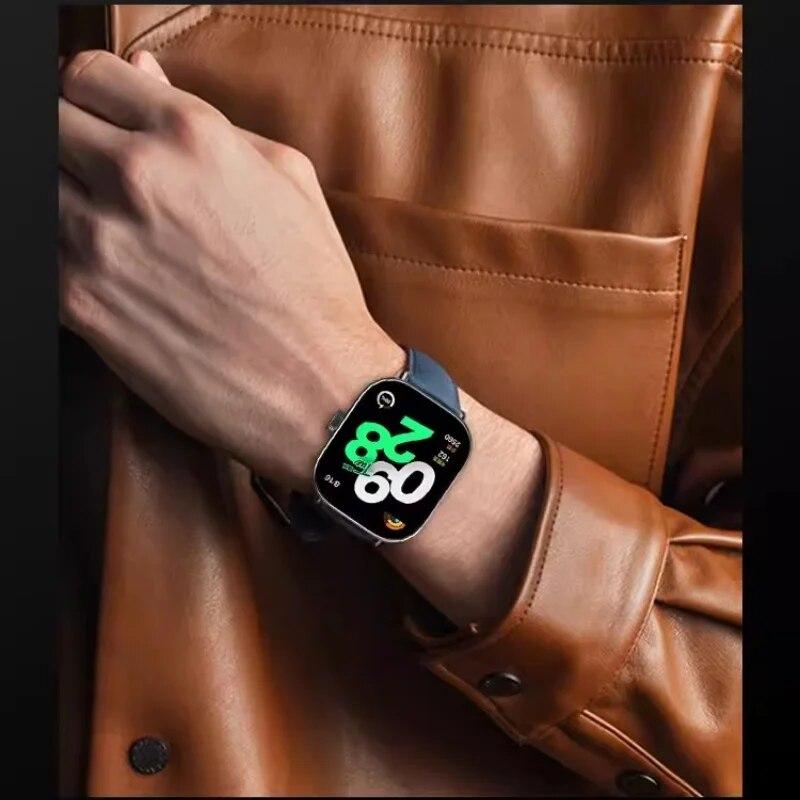 Для Xiaomi Redmi Watch 6 5 4 Роскошный кожаный ремешок Смарт-часы xiaomi band 8Pro/9pro Ремешок Браслет Дышащий Браслет Ремешок Аксессуары