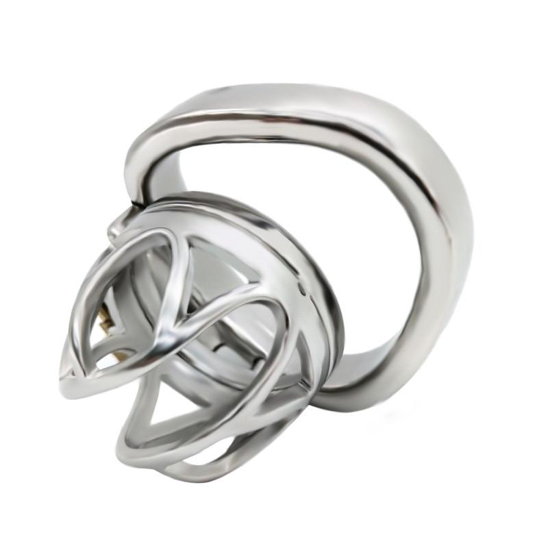 Мужской замок целомудрия из нержавеющей стали CB, клетка для пениса, металлические секс-игрушки для взрослых, кольцо на член, шаровые носилки, раб, БДСМ