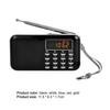 L218AM Digital Radio Rechargeable Emergency Flashlight 2 Inch AM FM Portable Radio Speaker