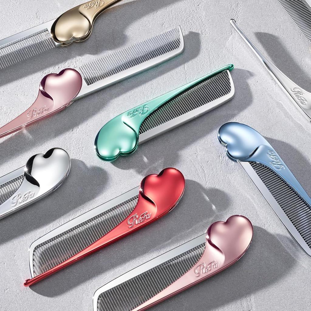 Store ReFa HEART MIRROR ReFa HEART Comb Aira Set Rose Gold [Official Exclusive] + -
