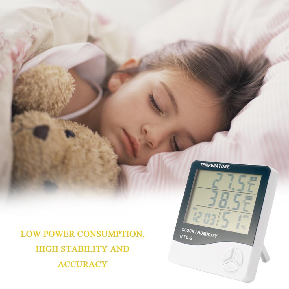 Большой экран для внутреннего и наружного использования, цифровой дисплей, измеритель температуры и влажности, календарь времени, сигнализация