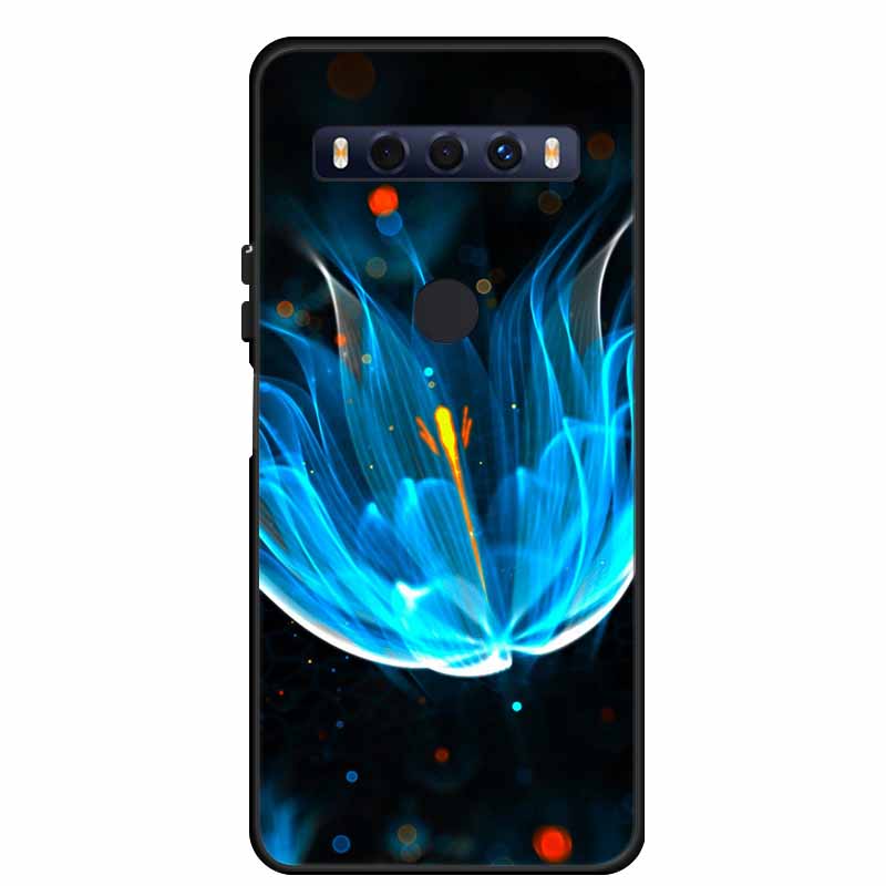 Для чехла TCL 10 SE 10SE Coque Черный ТПУ Силикон Мягкая задняя крышка Чехлы Для телефона TCL 10 SE 6.52" Funda Сумка Защитный чехол