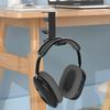 Metal Earphone Holder Hook Under Desk Headphone Stand Headset Hanger with Adjustable Clamp Universal