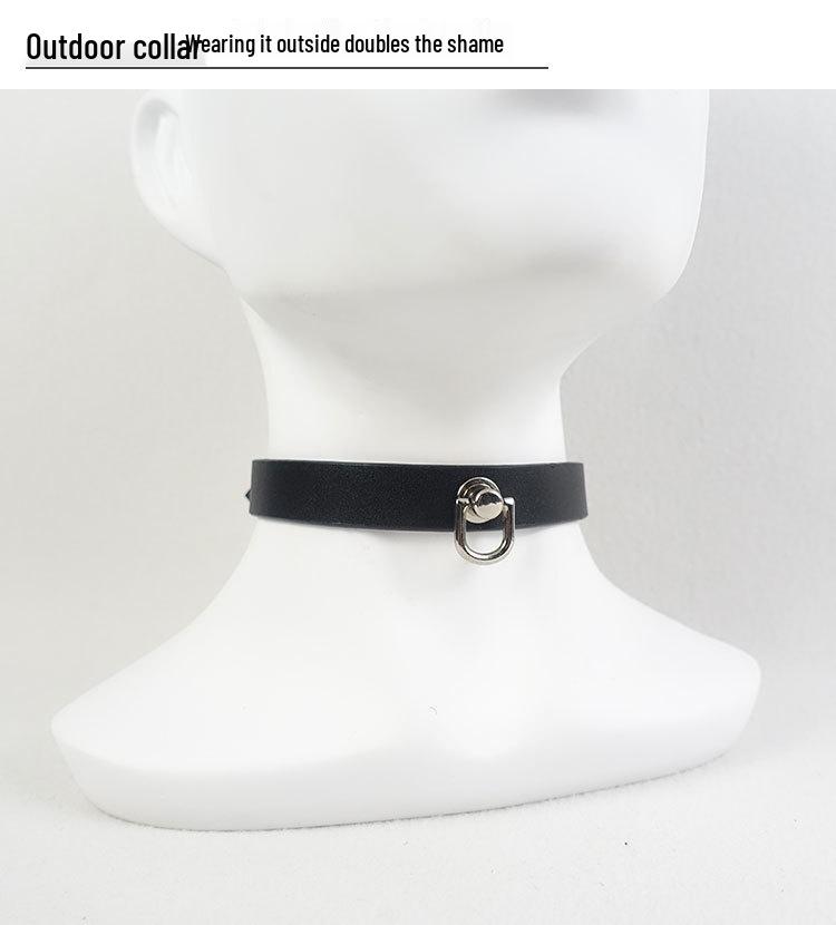 Сет: Скрытые зажимы для сосков и SM-ошейник: Унисекс Игрушки для Активного Отдыха с Маской для Пениса и Анальной Пробкой