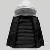 Men Autumn Winter Warm Vest with Hood Zipper Closure Waterproof Cold Prevention Sleeveless Casual Jacket Vest